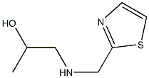 1-[(THIAZOL-2-YLMETHYL)-AMINO]-PROPAN-2-OL Struktur