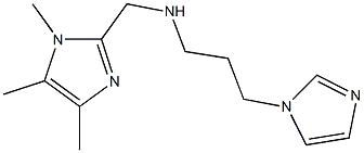 (3-IMIDAZOL-1-YL-PROPYL)-(1,4,5-TRIMETHYL-1H-IMIDAZOL-2-YLMETHYL)-AMINE Struktur