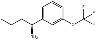 (1S)-1-[3-(TRIFLUOROMETHOXY)PHENYL]BUTYLAMINE Struktur