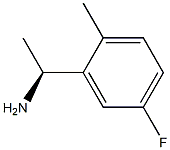 (1S)-1-(5-FLUORO-2-METHYLPHENYL)ETHYLAMINE Struktur