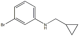 (1R)(3-BROMOPHENYL)CYCLOPROPYLMETHYLAMINE Struktur