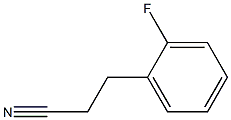 3-(2-FLUORO-PHENYL)-PROPIONITRILE Struktur