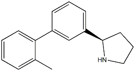 (2R)-2-[3-(2-METHYLPHENYL)PHENYL]PYRROLIDINE Struktur
