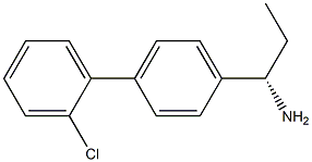 (1S)-1-[4-(2-CHLOROPHENYL)PHENYL]PROPYLAMINE Struktur