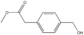 (4-HYDROXYMETHYLPHENYL)ACETIC ACID METHYL ESTER Struktur