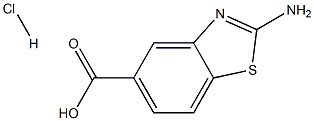 2-AMINO-BENZOTHIAZOLE-5-CARBOXYLIC ACID HYDROCHLORIDE Struktur