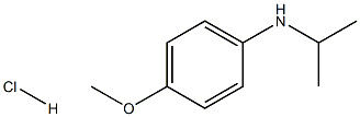 ISOPROPYL-(4-METHOXY-PHENYL)-AMINE HYDROCHLORIDE Struktur