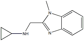 CYCLOPROPYL-(1-METHYL-1H-BENZOIMIDAZOL-2-YLMETHYL)-AMINE Struktur