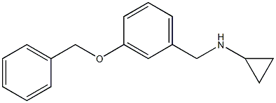 (1R)CYCLOPROPYL[3-(PHENYLMETHOXY)PHENYL]METHYLAMINE Struktur