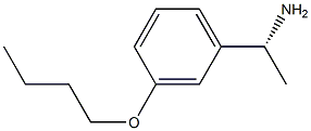 (1R)-1-(3-BUTOXYPHENYL)ETHYLAMINE Struktur