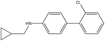 (1R)[4-(2-CHLOROPHENYL)PHENYL]CYCLOPROPYLMETHYLAMINE Struktur