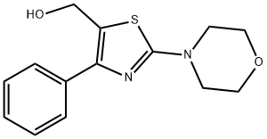 (2-MORPHOLIN-4-YL-4-PHENYL-1,3-THIAZOL-5-YL)METHANOL Struktur