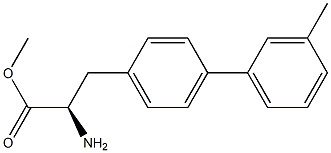 METHYL (2R)-2-AMINO-3-[4-(3-METHYLPHENYL)PHENYL]PROPANOATE Struktur