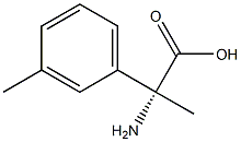 (2R)-2-AMINO-2-(3-METHYLPHENYL)PROPANOIC ACID Struktur