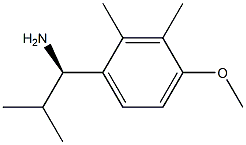 (1R)-1-(4-METHOXY-2,3-DIMETHYLPHENYL)-2-METHYLPROPYLAMINE Struktur