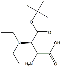 BOC-BETA-N,N-DIETHYLAMINO-D-ALA Struktur