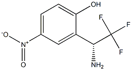 2-((1R)-1-AMINO-2,2,2-TRIFLUOROETHYL)-4-NITROPHENOL Struktur