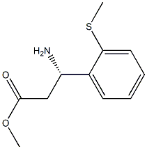 METHYL (3S)-3-AMINO-3-(2-METHYLTHIOPHENYL)PROPANOATE Struktur