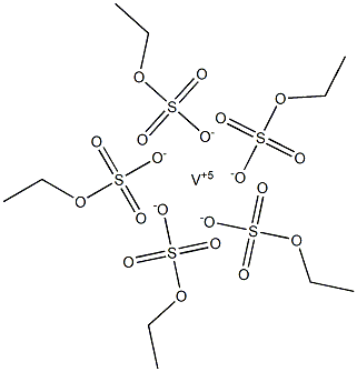 VANADIUM ETHYLSULFATE Struktur