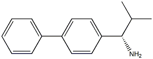 (1S)-2-METHYL-1-(4-PHENYLPHENYL)PROPYLAMINE Struktur