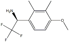 (1S)-2,2,2-TRIFLUORO-1-(4-METHOXY-2,3-DIMETHYLPHENYL)ETHYLAMINE Struktur