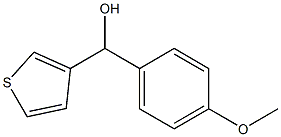 4-METHOXYPHENYL-(3-THIENYL)METHANOL Struktur