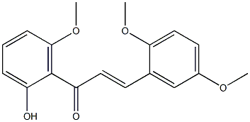 2'-HYDROXY-2,5,6'-TRIMETHOXYCHALCONE Struktur