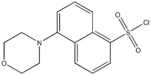 5-MORPHOLIN-4-YL-NAPHTHALENE-1-SULFONYL CHLORIDE Struktur