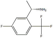 (1S)-1-[5-FLUORO-2-(TRIFLUOROMETHYL)PHENYL]ETHYLAMINE Struktur