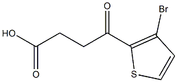 4-(3-BROMO-2-THIENYL)-4-OXOBUTYRIC ACID Struktur