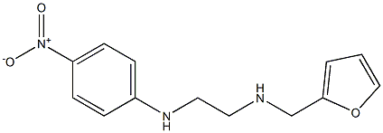 N-(2-FURYLMETHYL)-N'-(4-NITROPHENYL)ETHANE-1,2-DIAMINE Struktur