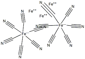 FERROUS FERRICYANIDE Struktur