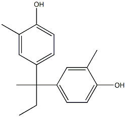 2,2-BIS(4-HYDROXY-3-METHYLPHENYL)BUTANE Struktur