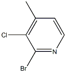 2-BROMO-3-CHLORO-4-PICOLINE Struktur