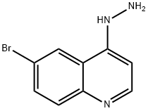 6-BROMO-4-HYDRAZINOQUINOLINE Struktur