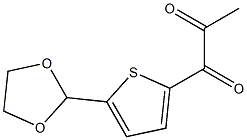 ACETYL 5-(1,3-DIOXOLAN-2-YL)-2-THIENYL KETONE Struktur