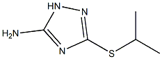 3-(ISOPROPYLTHIO)-1H-1,2,4-TRIAZOL-5-AMINE Struktur