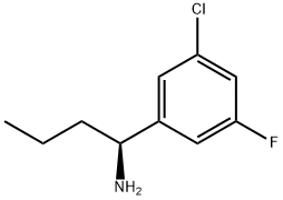 (1S)-1-(5-CHLORO-3-FLUOROPHENYL)BUTYLAMINE Struktur