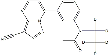 ZALEPLON-D5 Struktur