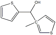 3-METHYL-2-THIENYL-(3-THIENYL)METHANOL Struktur