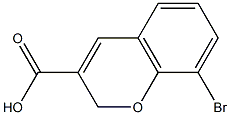 8-BROMO-2H-CHROMENE-3-CARBOXYLIC ACID Struktur