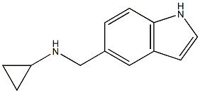 (1S)CYCLOPROPYLINDOL-5-YLMETHYLAMINE Struktur