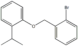 2-BROMOBENZYL-(2-ISOPROPYLPHENYL)ETHER Struktur