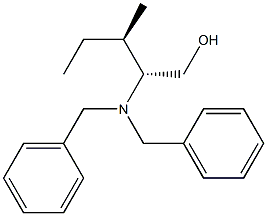 N,N-DIBENZYL-D-ISOLEUCINOL Struktur