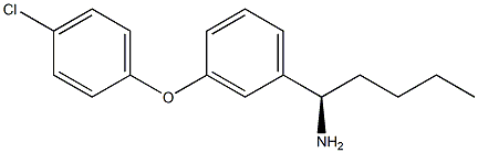 (1R)-1-[3-(4-CHLOROPHENOXY)PHENYL]PENTYLAMINE Struktur