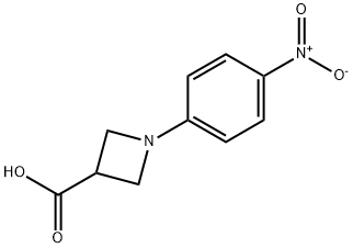 1-(4-NITRO-PHENYL)-AZETIDINE-3-CARBOXYLIC ACID Struktur