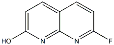 7-FLUORO-[1,8]NAPHTHYRIDIN-2-OL Struktur