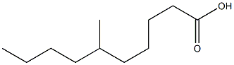 6-METHYLDECANOIC ACID Struktur