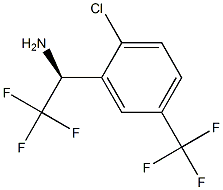 (1S)-1-[2-CHLORO-5-(TRIFLUOROMETHYL)PHENYL]-2,2,2-TRIFLUOROETHYLAMINE Struktur