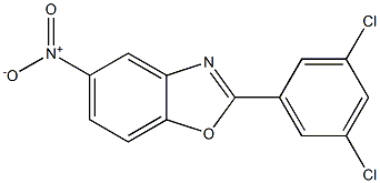 2-(3,5-DICHLOROPHENYL)-5-NITROBENZO[D]OXAZOLE Struktur